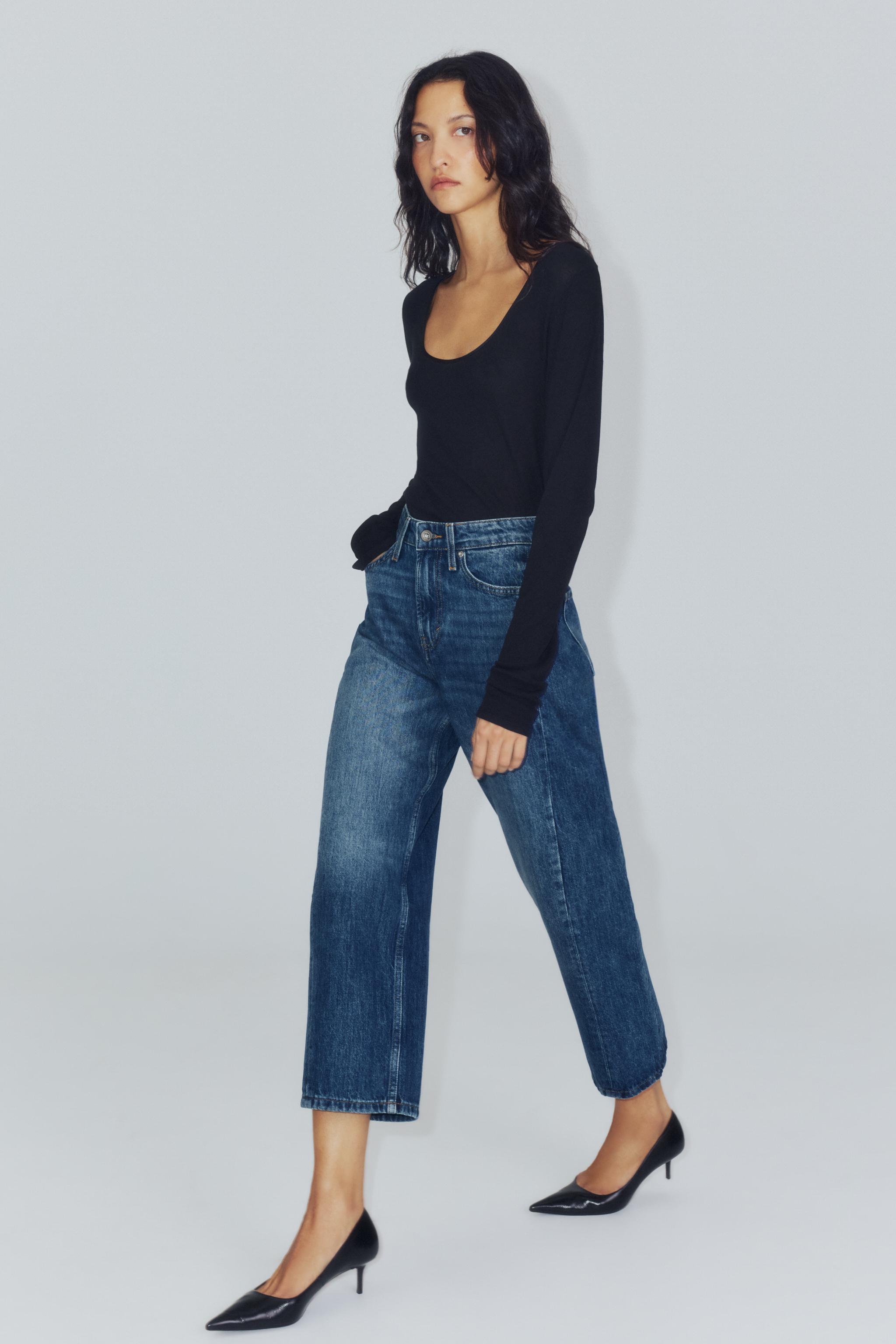 JEANS ZW COLLECTION ANKLE RELAXED TAILLE MOYENNE