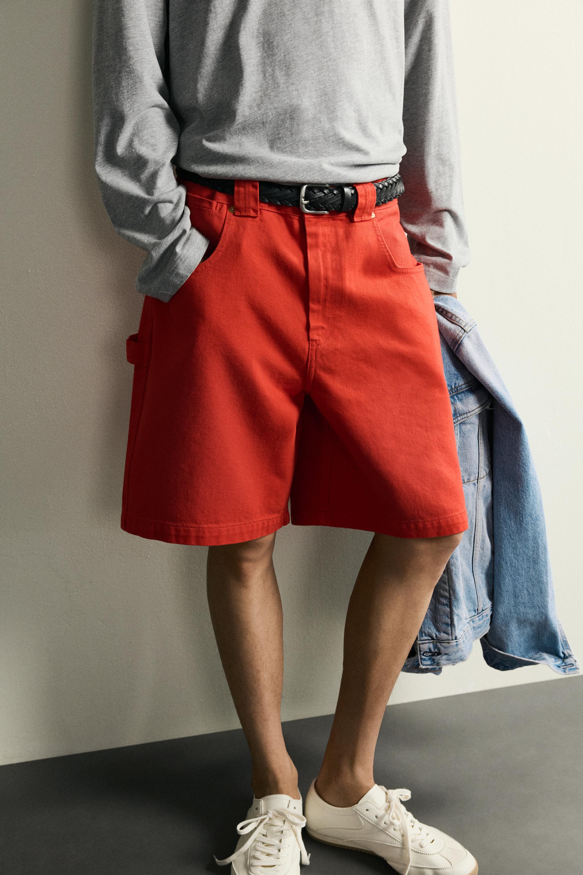 RELAXED FIT COTTON SHORTS