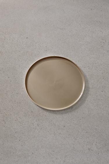 LOT DE 2 - ASSIETTE L - marron/blanc de Zara - Image 1