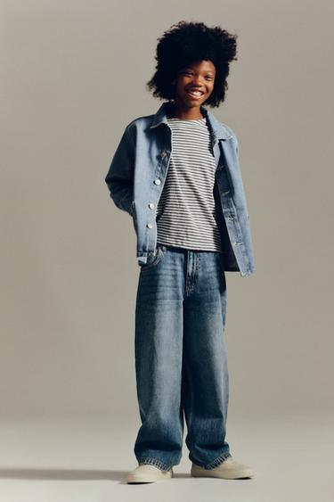 دنيم BAGGY RELAXED - أزرق by Zara