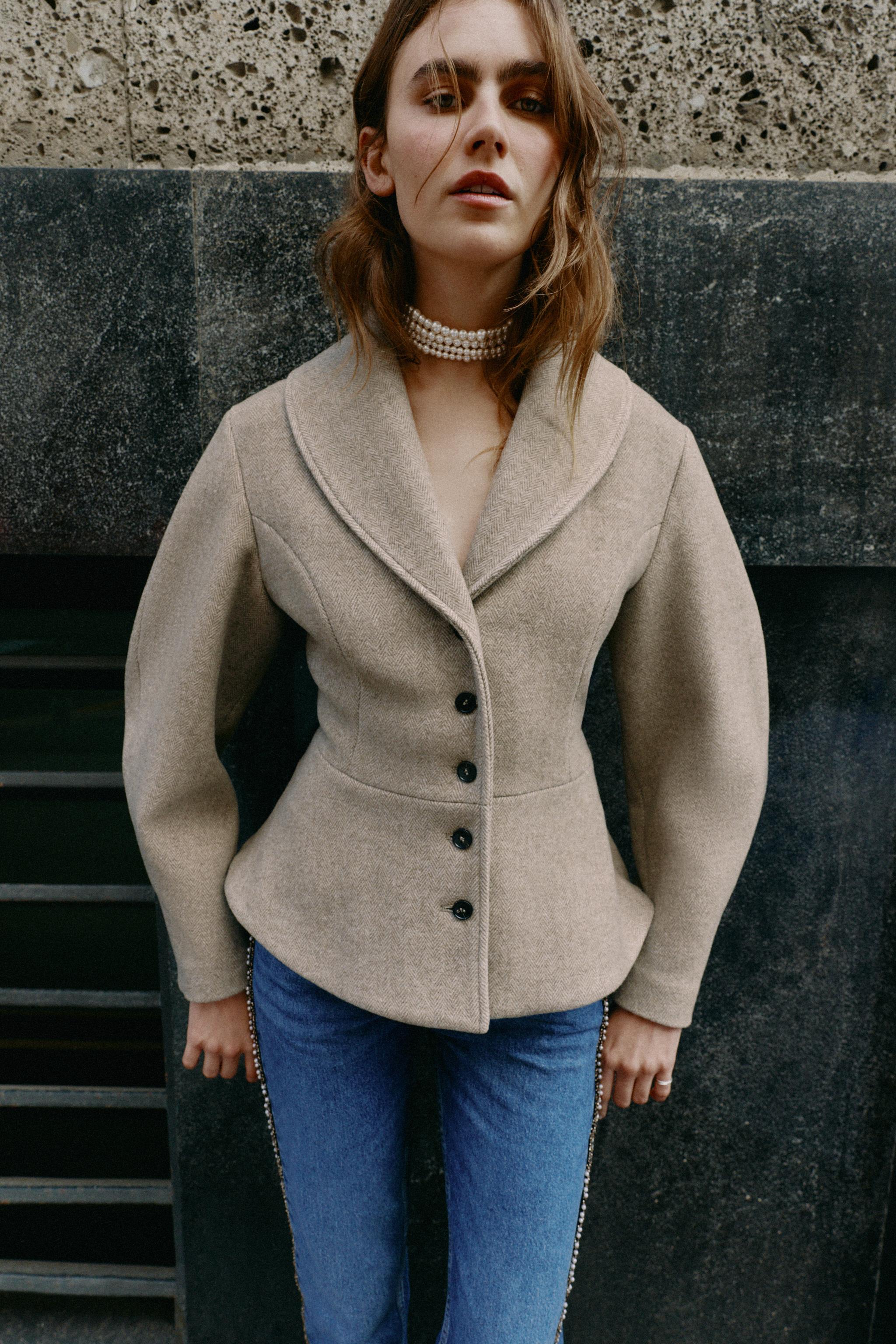 BLOUSON PÉPLUM SOFT