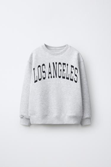 SUDADERA VARSITY - Gris vigoré de Zara - Imagen 0