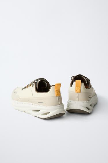 TRAINERS WITH SOLE DETAIL - Ecru White by Zara - Image 5