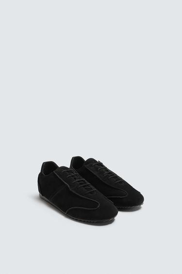 ZAPATILLA PIEL LIMITED EDITION - Negro de Zara