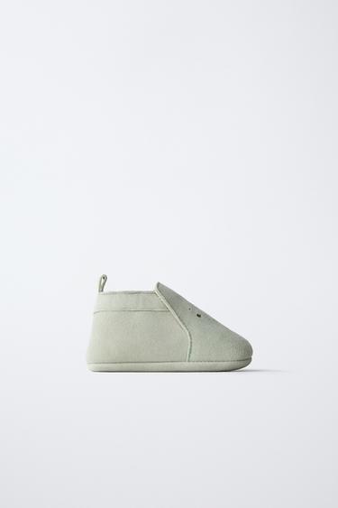 ZAPATO PIEL - Azul Celeste de Zara