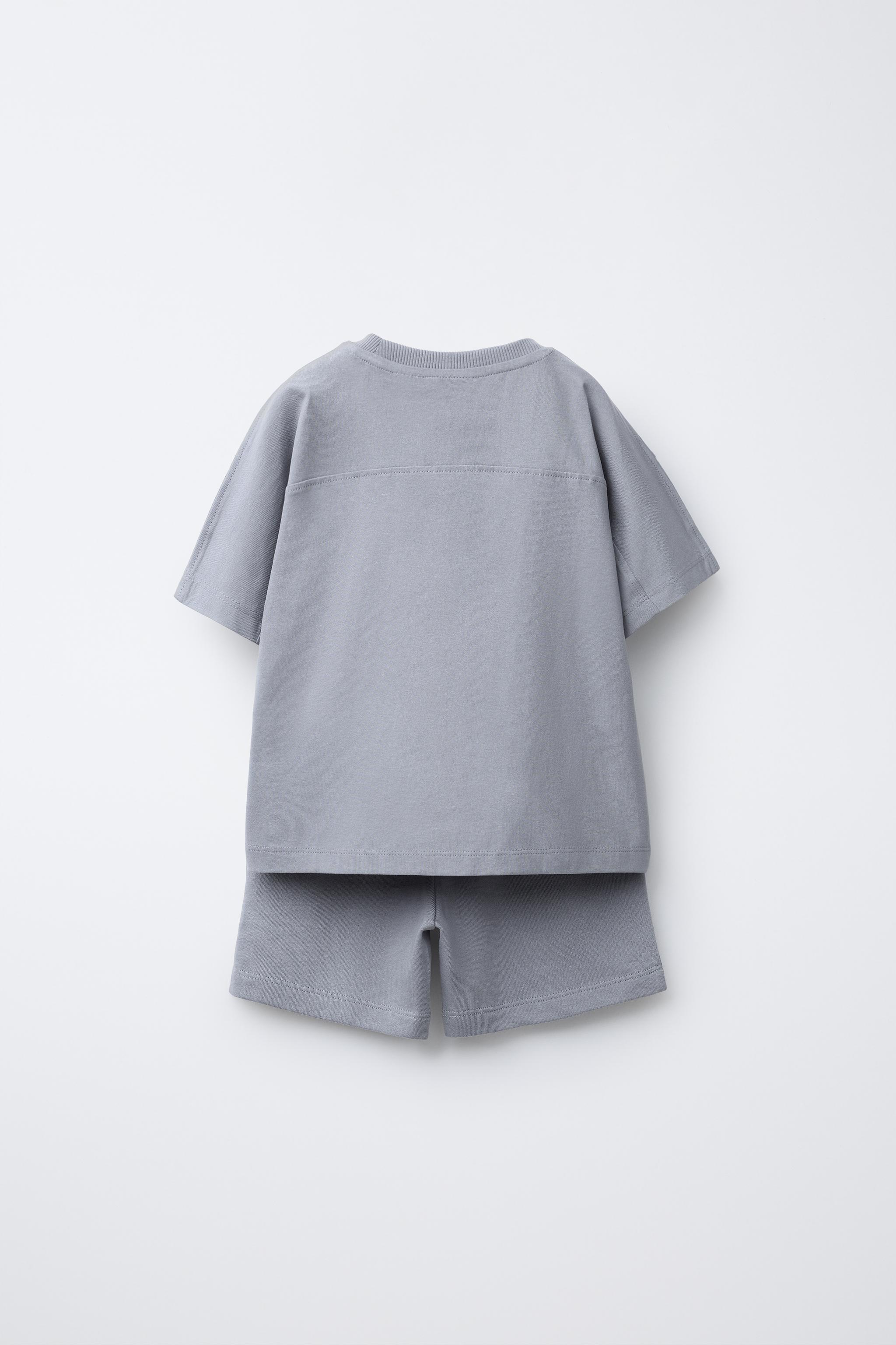 ジョギングラベルセット - ライトグレー | ZARA Japan / 日本