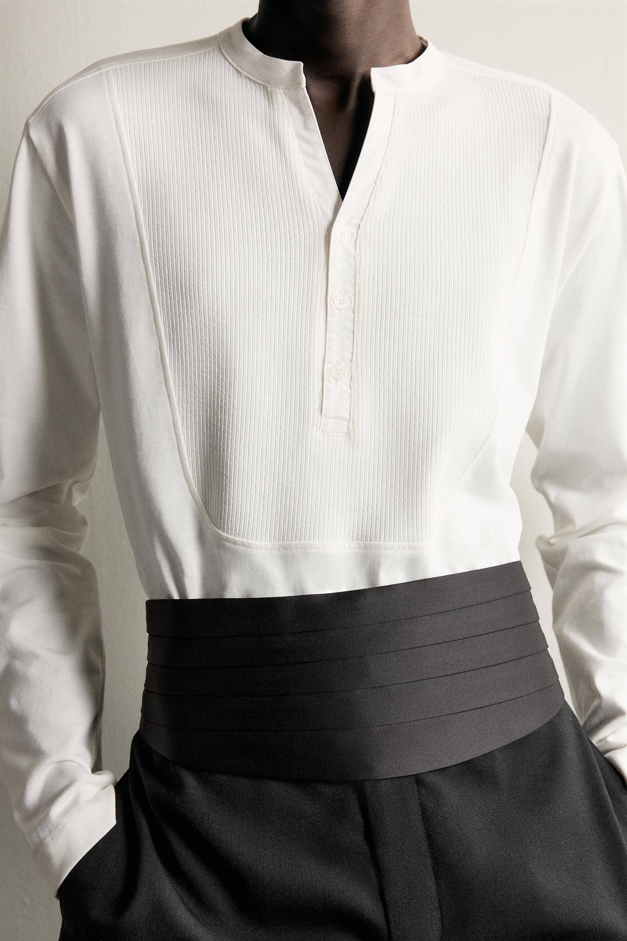 RELAXED FIT HENLEY T-SHIRT