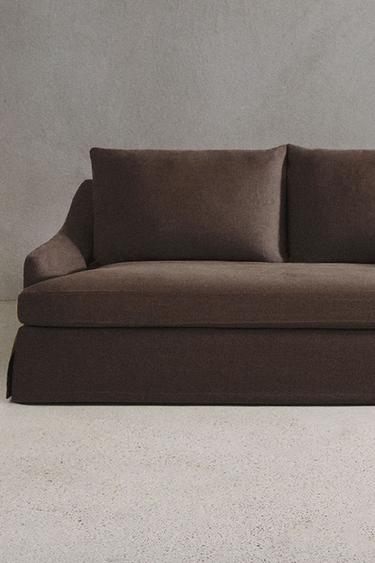 SOFA 01 LINEN COVER — Eggplant 2