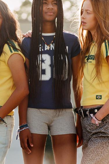 FRANCE T-SHIRT - Navy blue by Zara