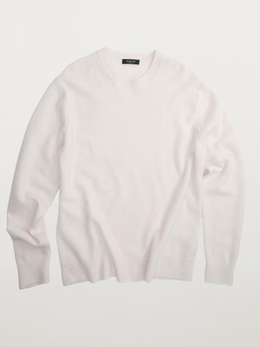 Jersey punto cuello redondo mezcla lana - Crudo de Zara