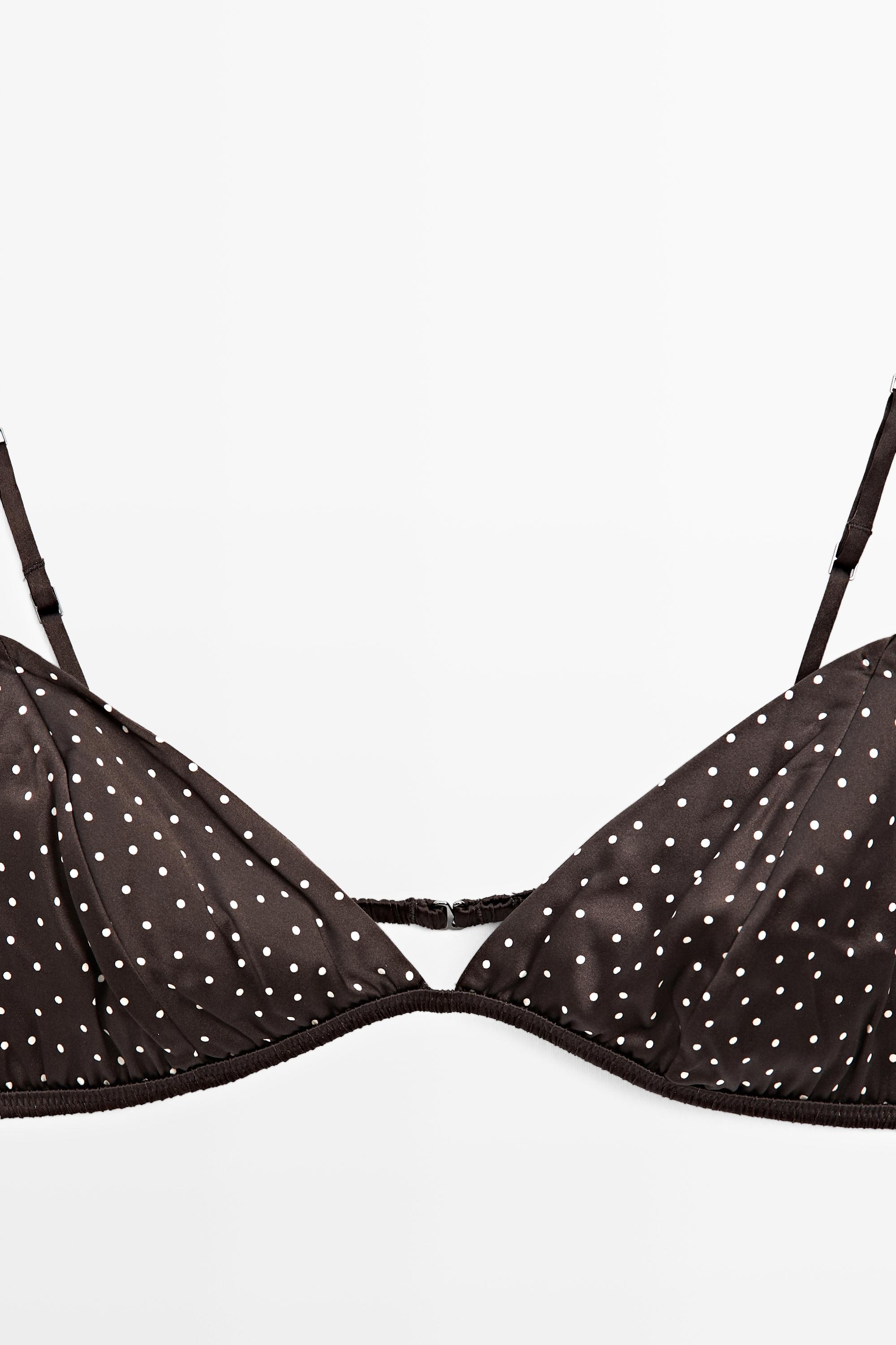 Soutien-gorge à pois
