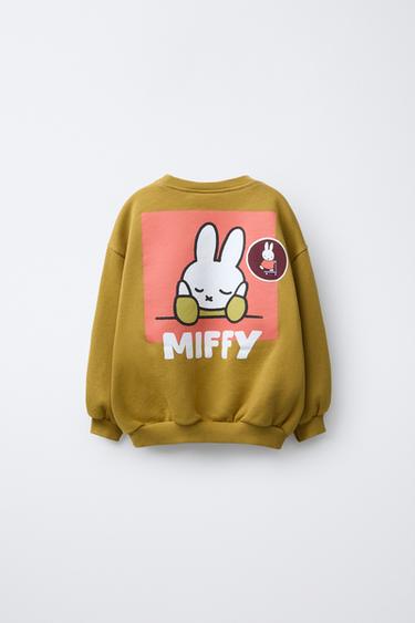 SWEAT IMPRIMÉ MIFFY™ MERCIS BV © - Vert olive de Zara