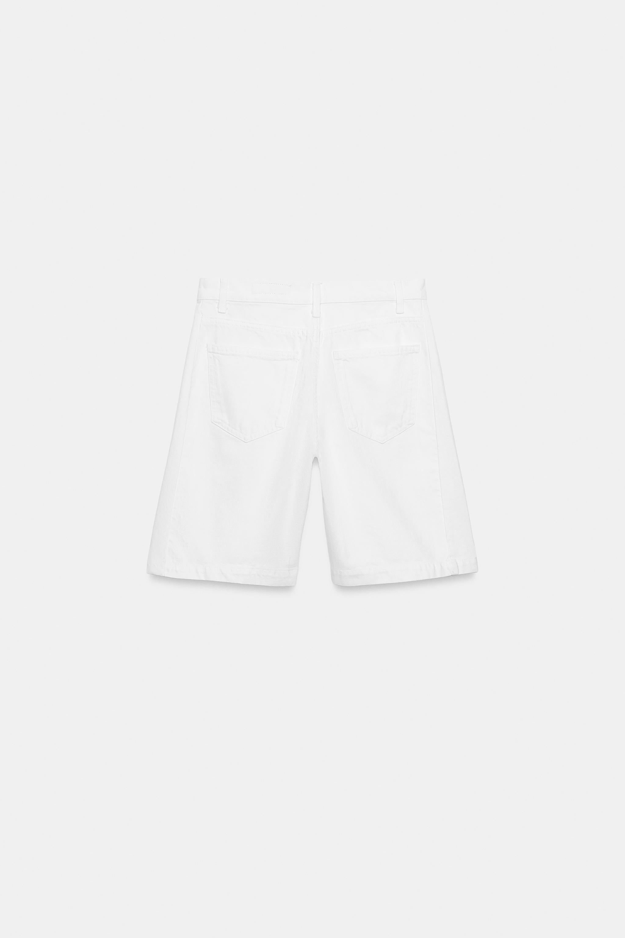 ZW COLLECTION MID-RISE RELAXED DENIM BERMUDA SHORTS - thumbnail 2