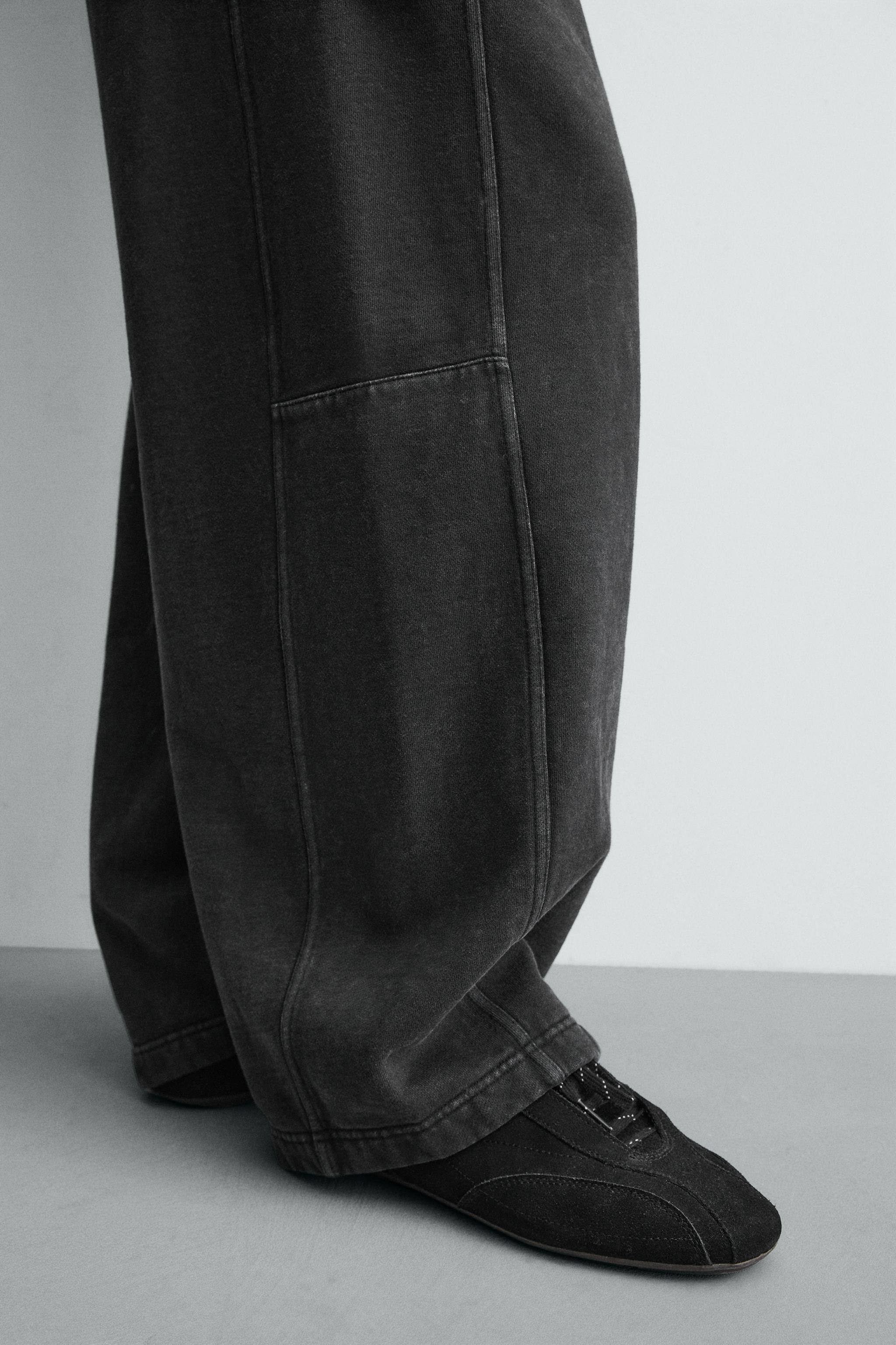 PANTALON JOGGER COUPE BALLON DÉLAVÉ