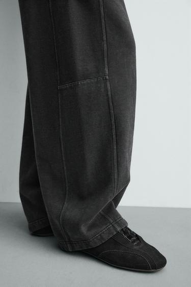 FADED BALLOON FIT JOGGERS - Dark anthracite by Zara - Image 5