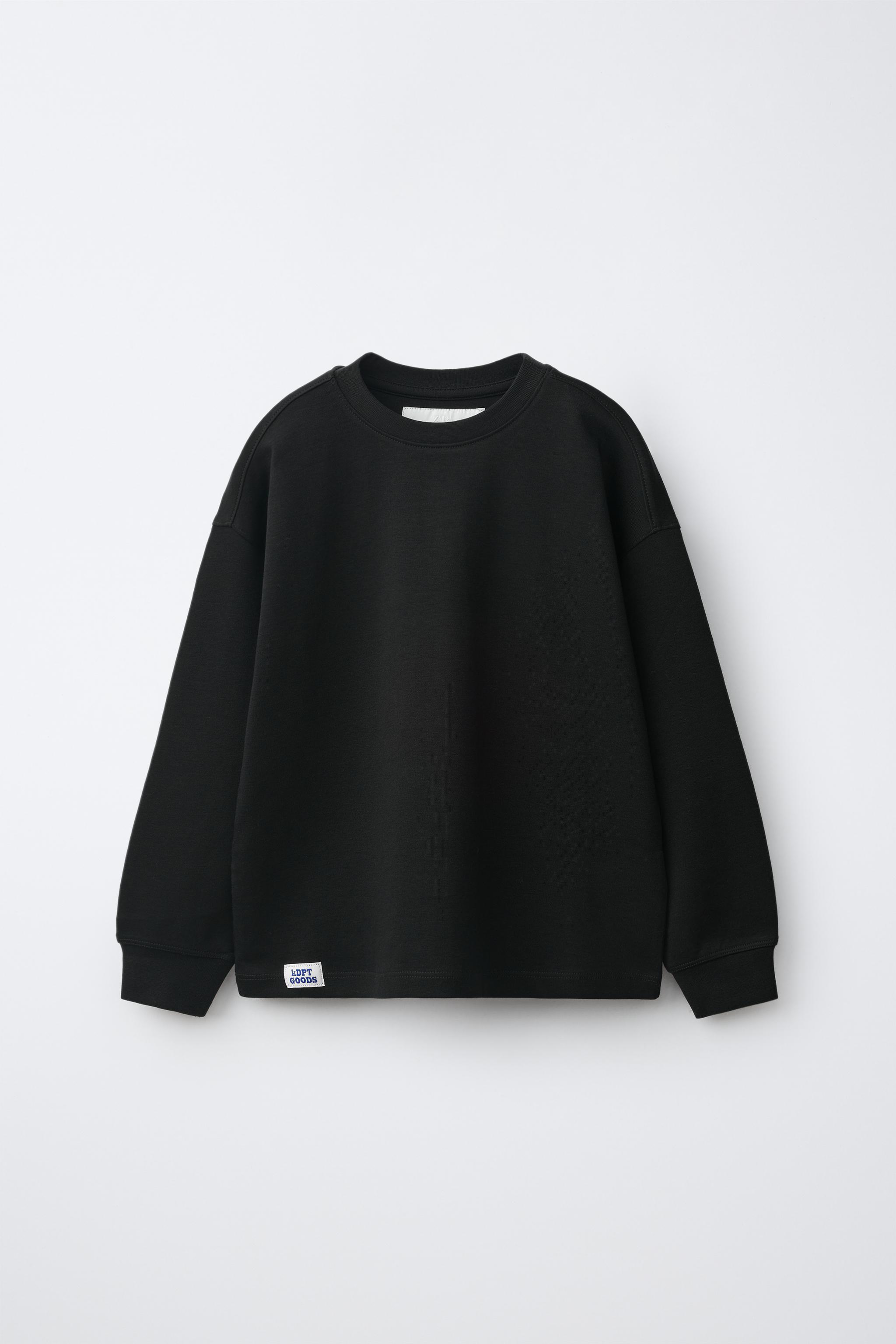 PLAIN INTERLOCK T-SHIRT - Brown | ZARA United States