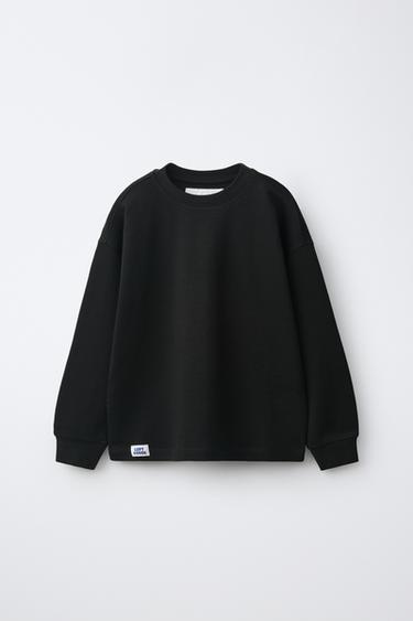 T-SHIRT LISA INTERLOCK - Preto da Zara