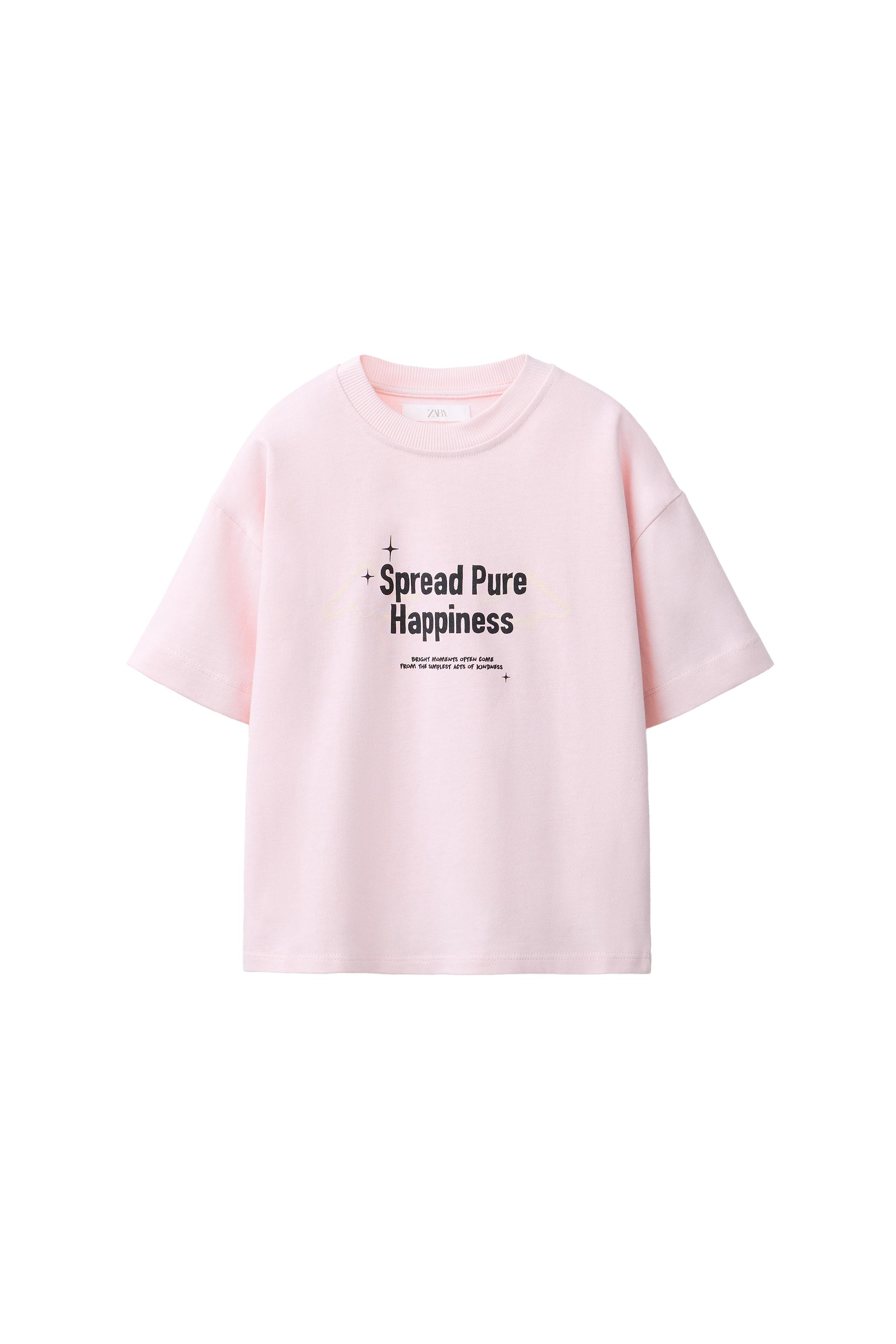 GRAFFITI BEAR T-SHIRT - Mid-pink | ZARA United States