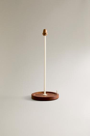 IJZEREN KEUKENROLHOUDER MET HOUT - Roomkleur van Zara