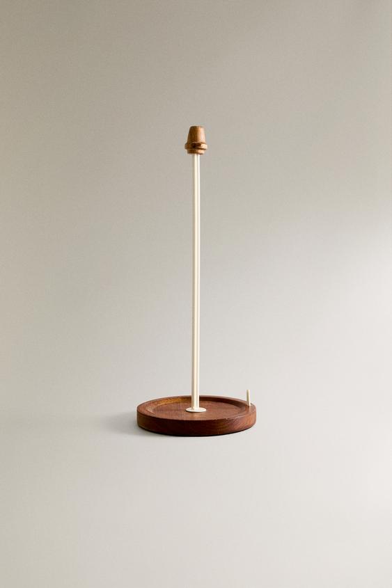 IRON AND WOOD KITCHEN ROLL HOLDER