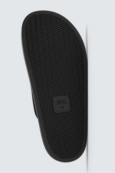 LEATHER CLOGS - Black by Zara - Image 3