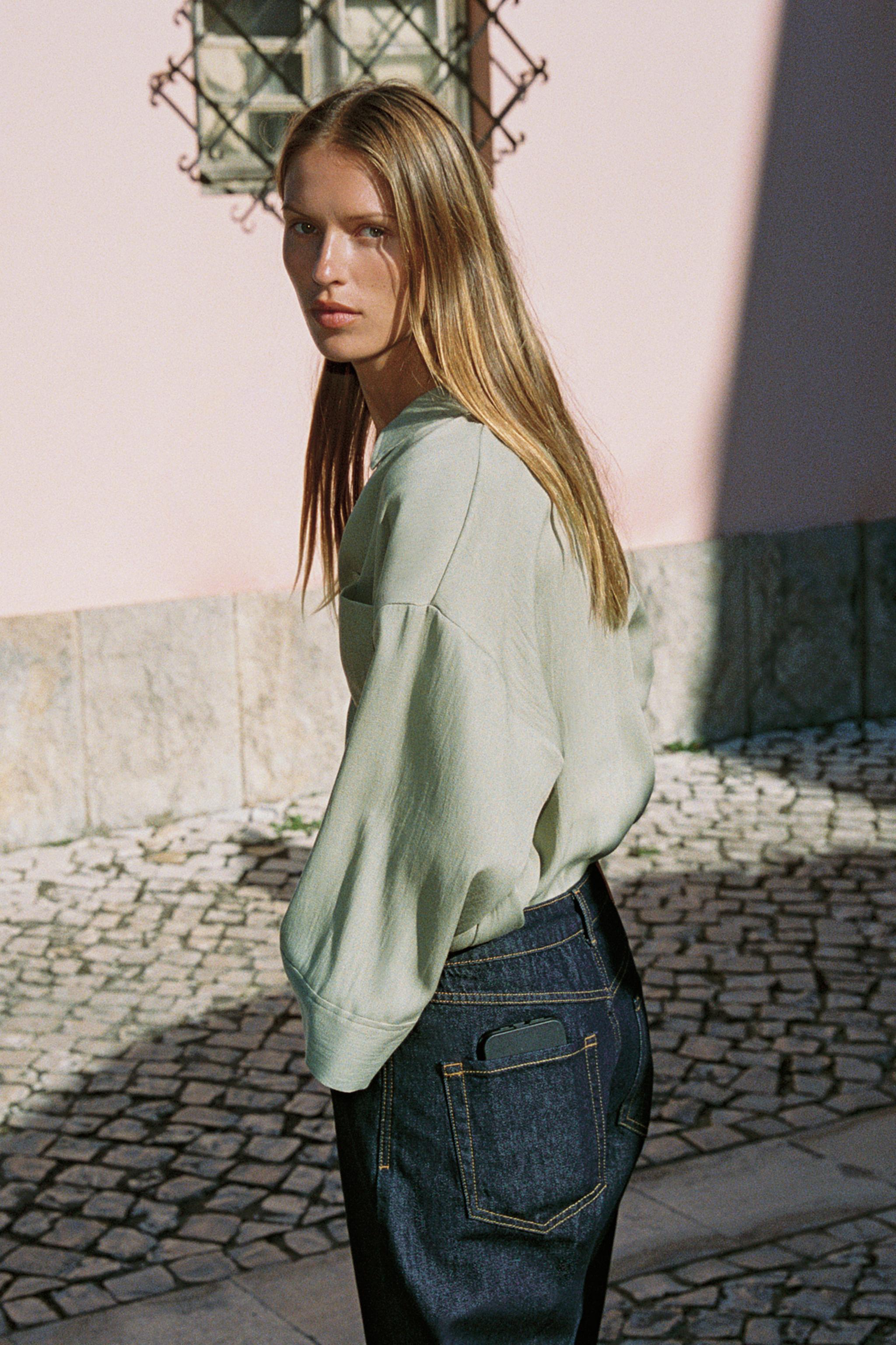 CHEMISE OVERSIZE MANCHES AMPLES