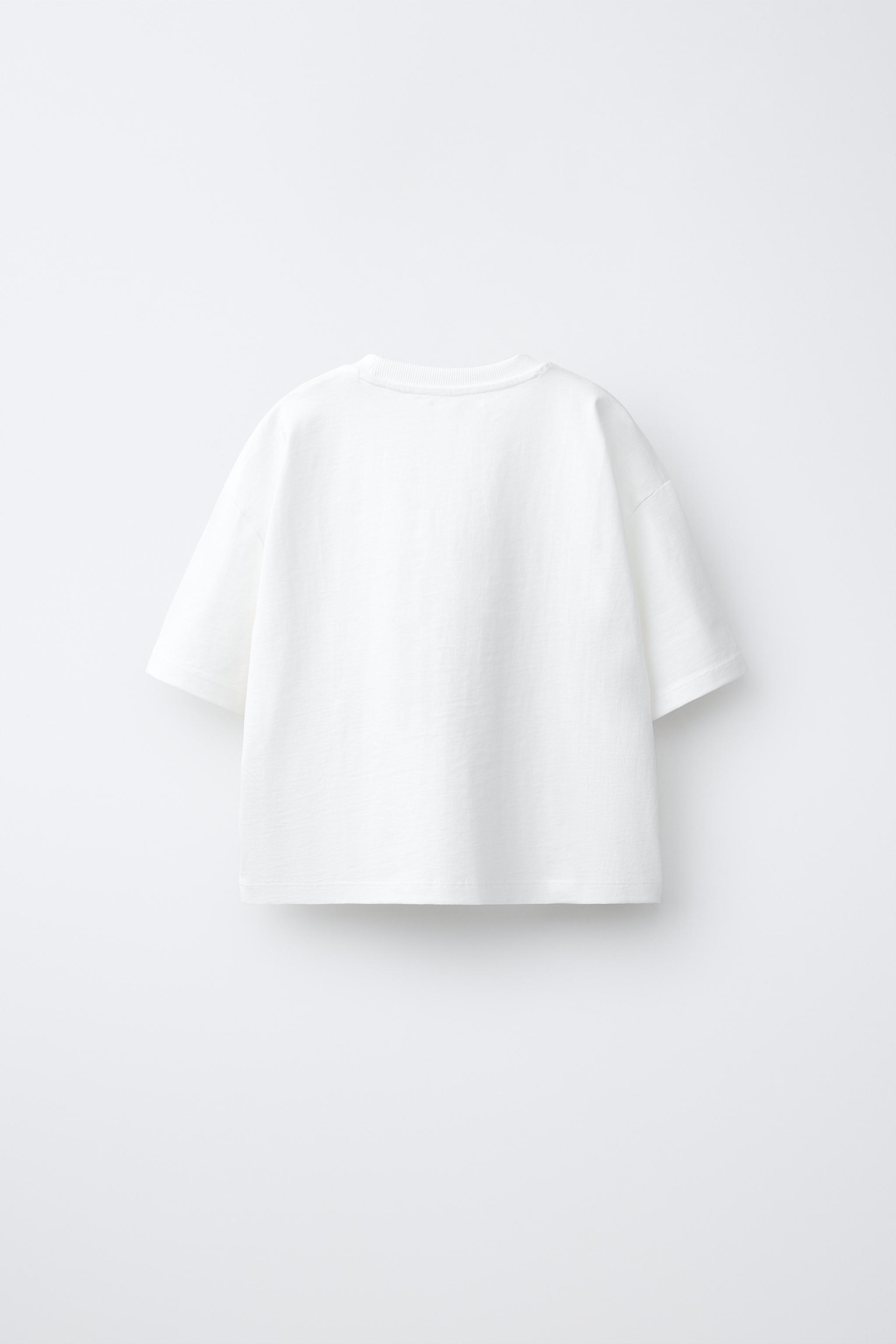 SLOGAN PRINT T-SHIRT — White