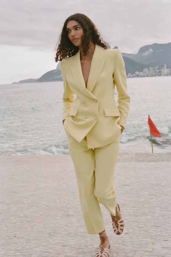 Tailleur Pantalone Tailleur Cammello Zara Autunno Inverno Tailleur