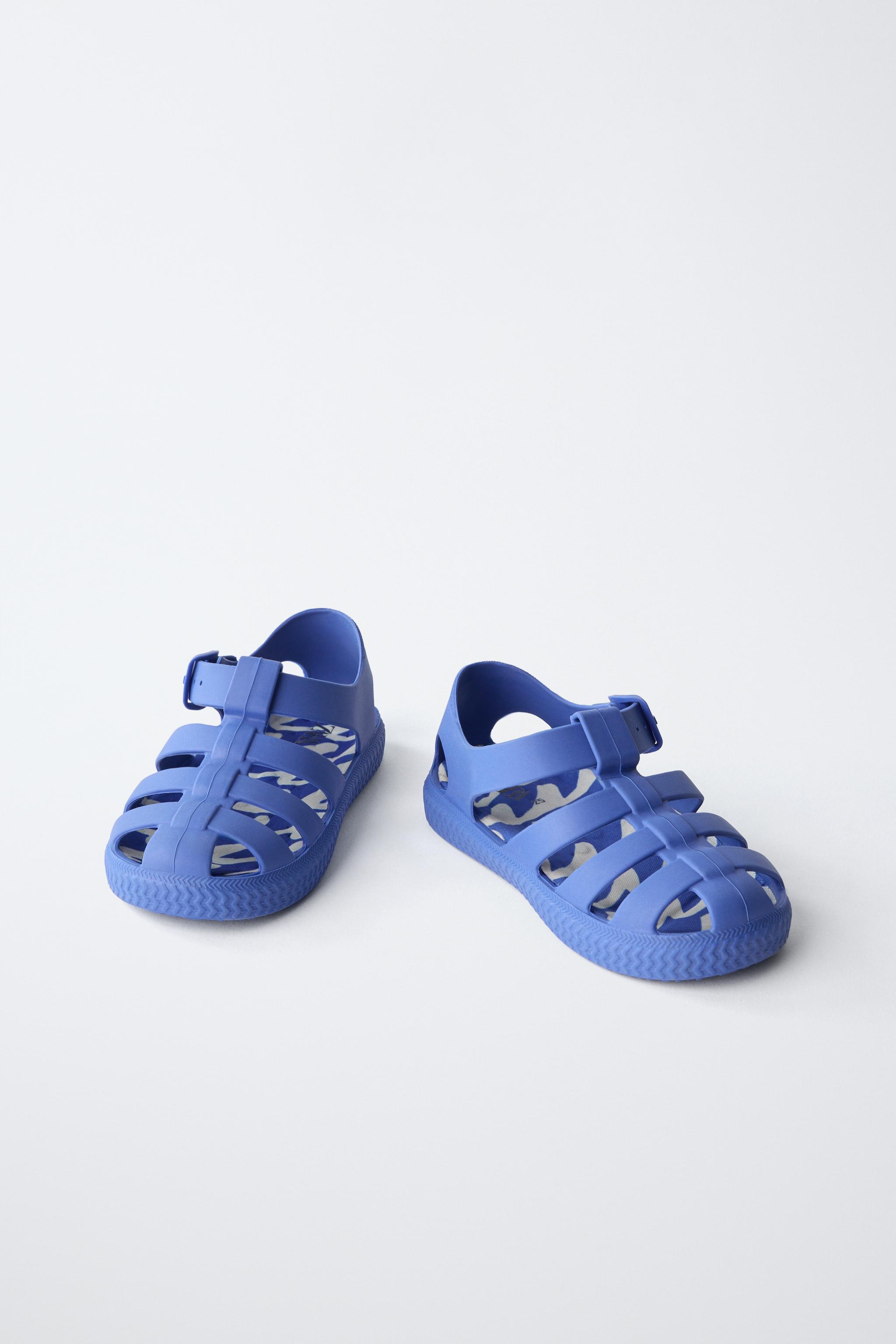 Детские сандалии Zara RUBBERIZED FISHERMAN SANDALS — фото 4