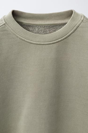 GARMENT-DYED SWEATSHIRT AND JOGGERS SET - Beige by Zara - Image 5