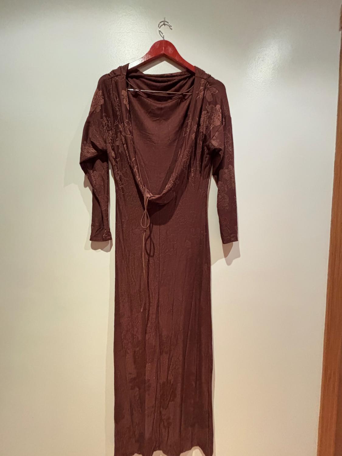 OPEN-BACK JACQUARD DRESS - Image 2