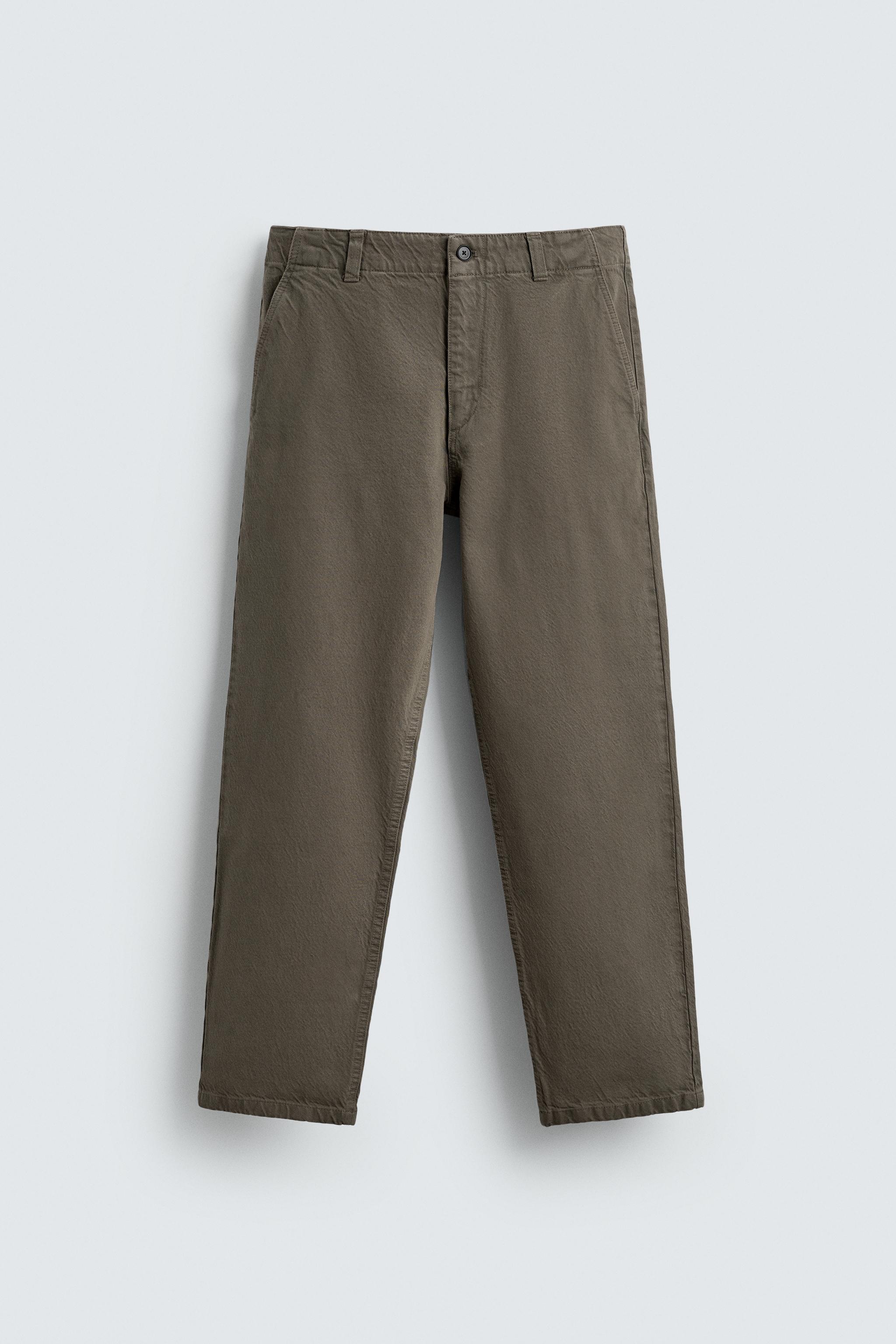 WASHED RELAXED FIT PANTS