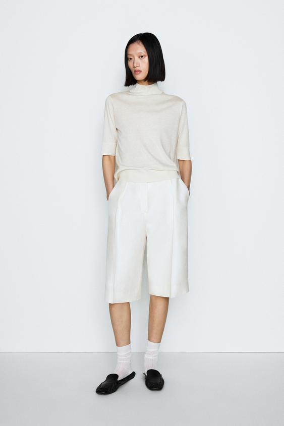 Long flowing Bermuda shorts - STUDIO from Zara - $200