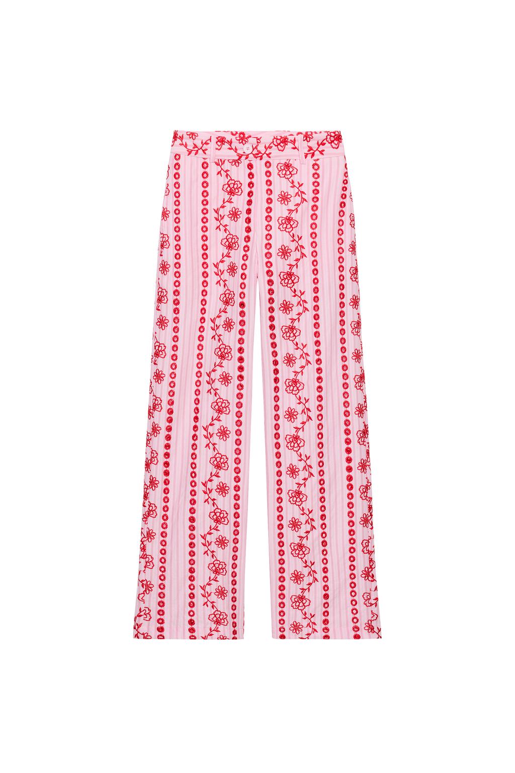 PANTS WITH OPENWORK EMBROIDERY - image 3