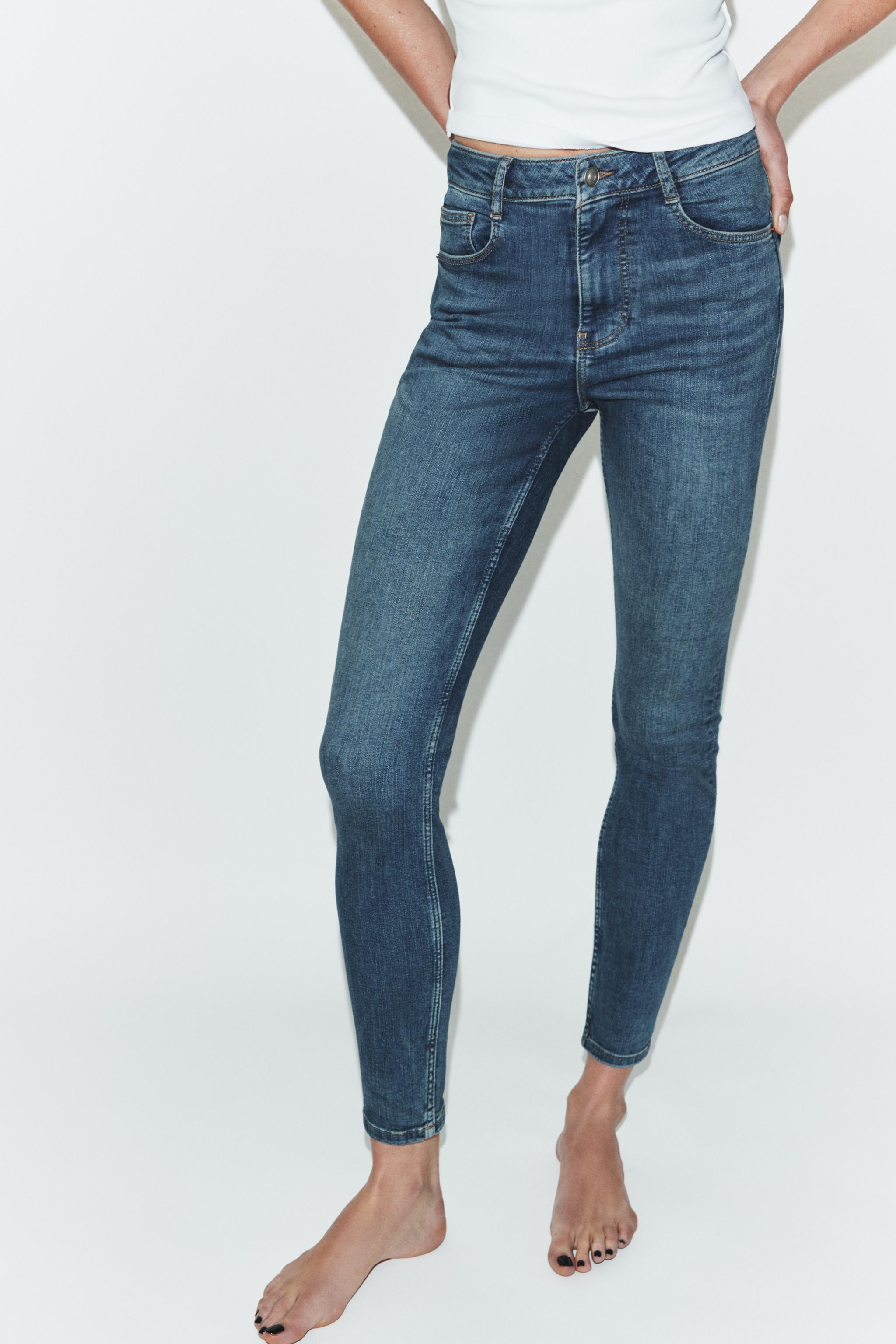 Женские джинсы Zara TRF HI-RISE SKINNY JEANS — фото 2