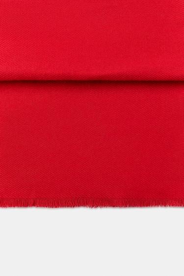 FOULARD UNI SOFT - Rouge de Zara - Image 2