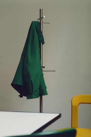 RELAXED FIT JACKET WITH POCKETS - Green by Zara