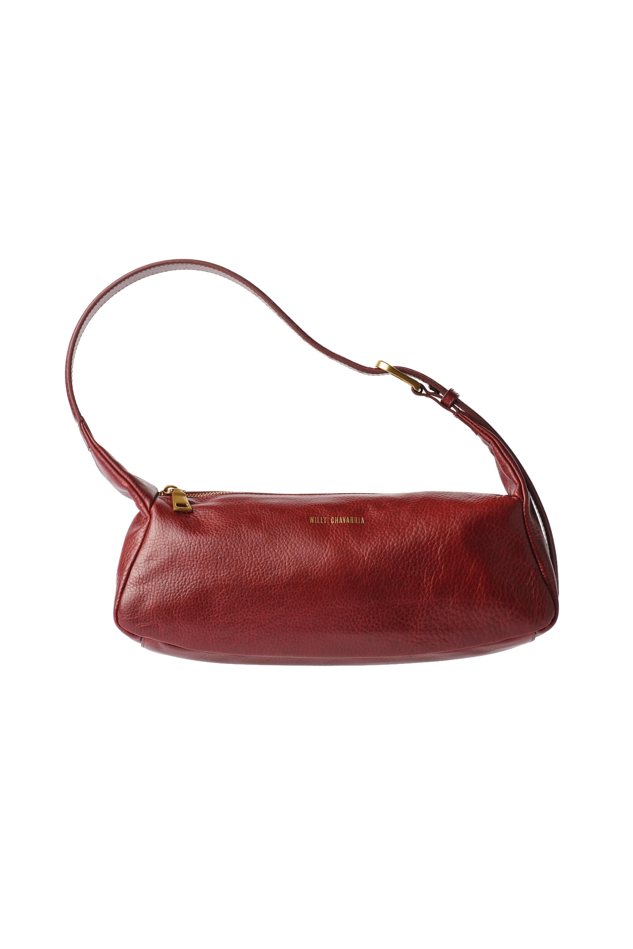 WILLY CHAVARRIA X ZARA レザーショルダーバッグ - レッド | ZARA