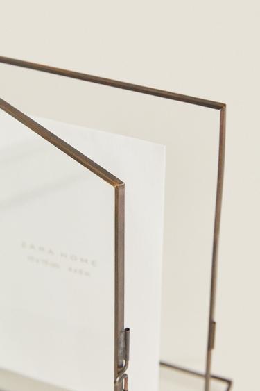 RECTANGULAR STRUCTURE PHOTO FRAME - Black by Zara - Image 4