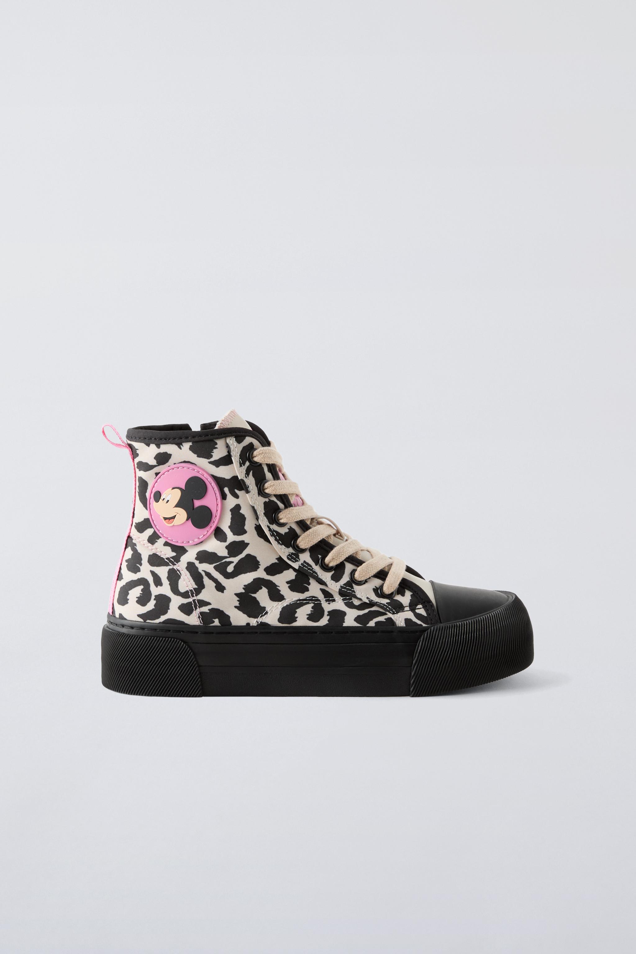 MICKEY MOUSE DISNEY HIGH TOPS Black ZARA United States