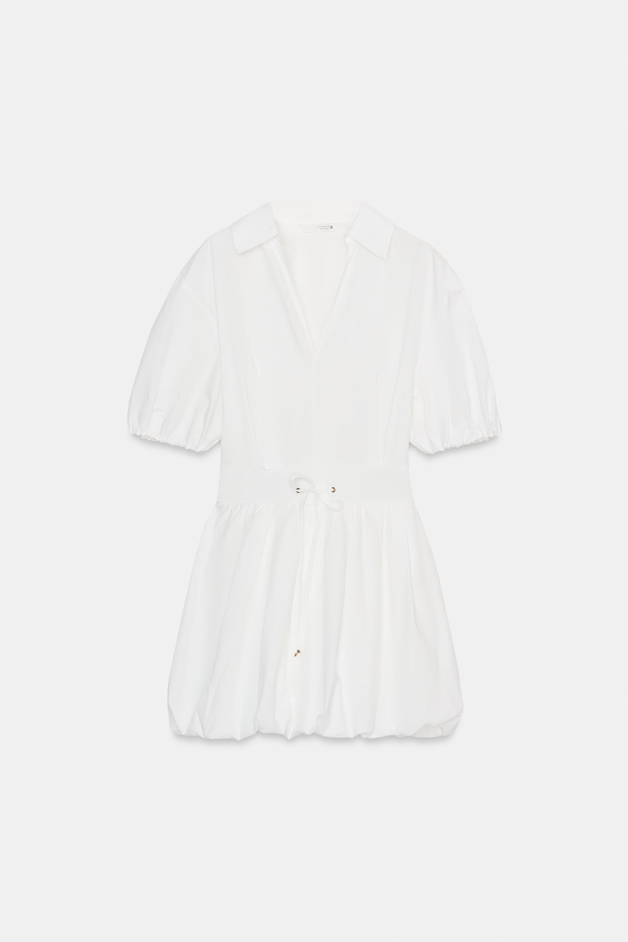 POPLIN MINI DRESS