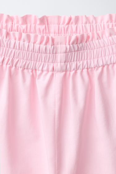 EMBROIDERED FLORAL CULOTTES - Pink by Zara - Image 2