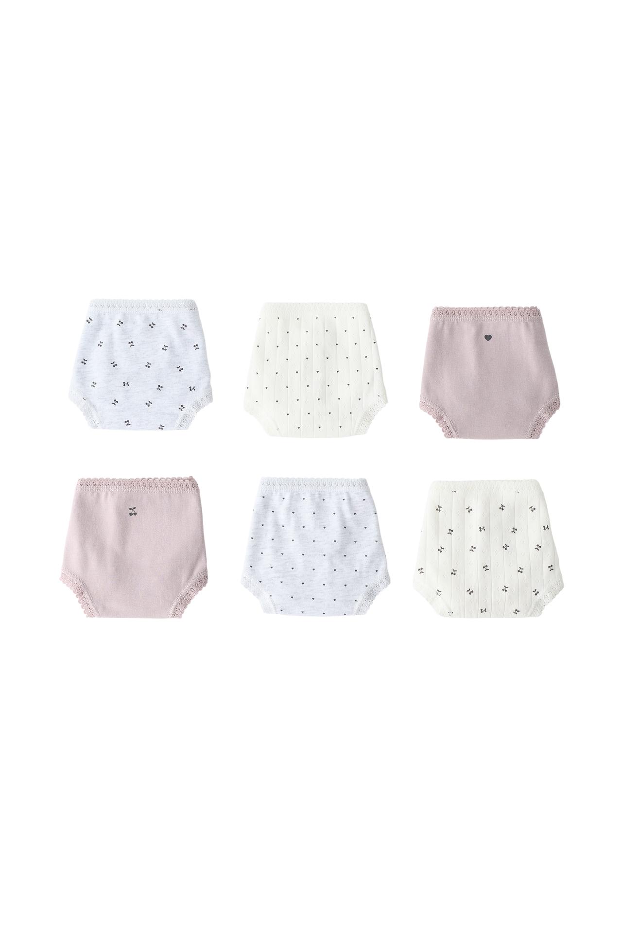 1 1/2-6 YEARS / PACK OF SIX PRINTED BRIEFS