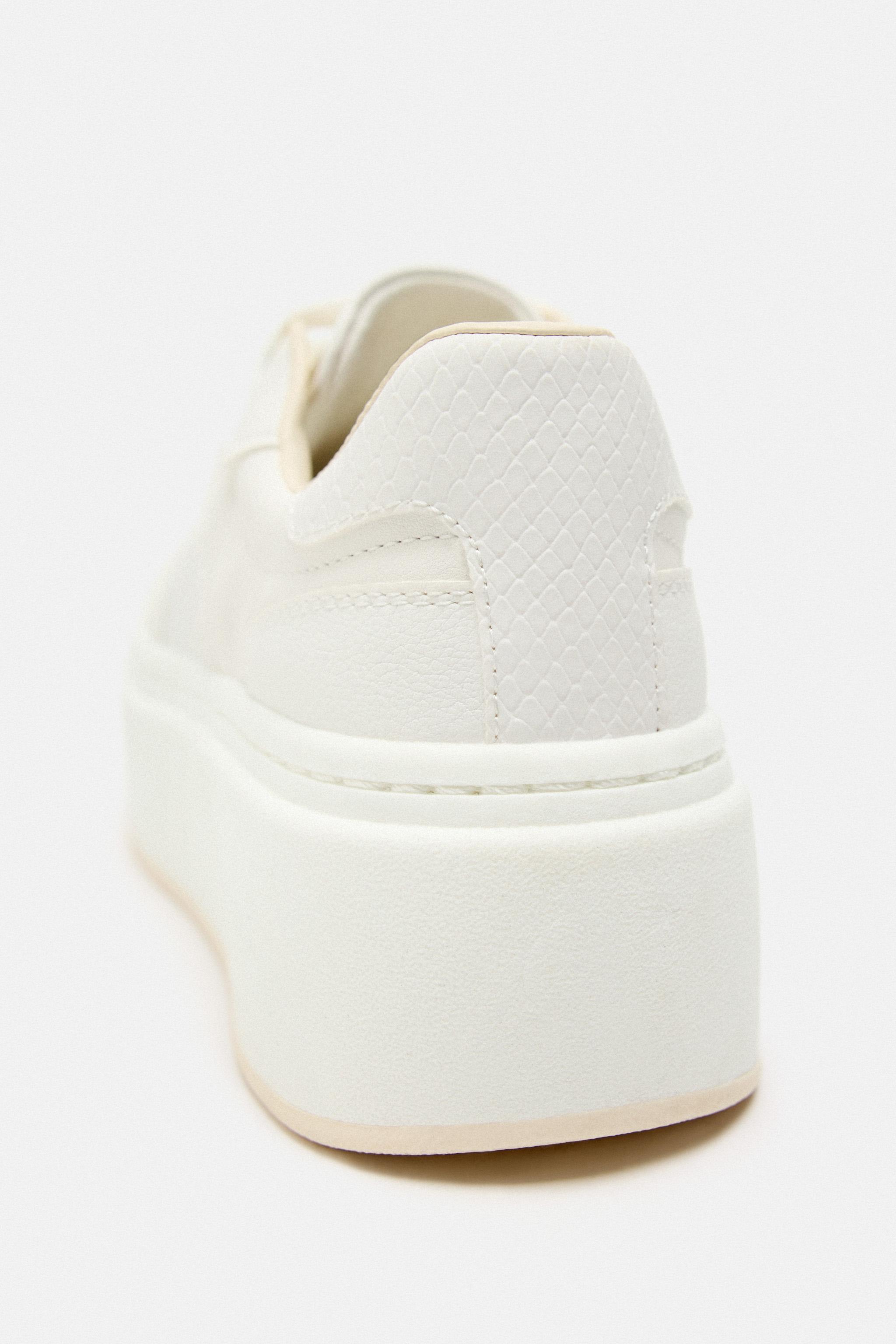 Zara cheap flatform trainers