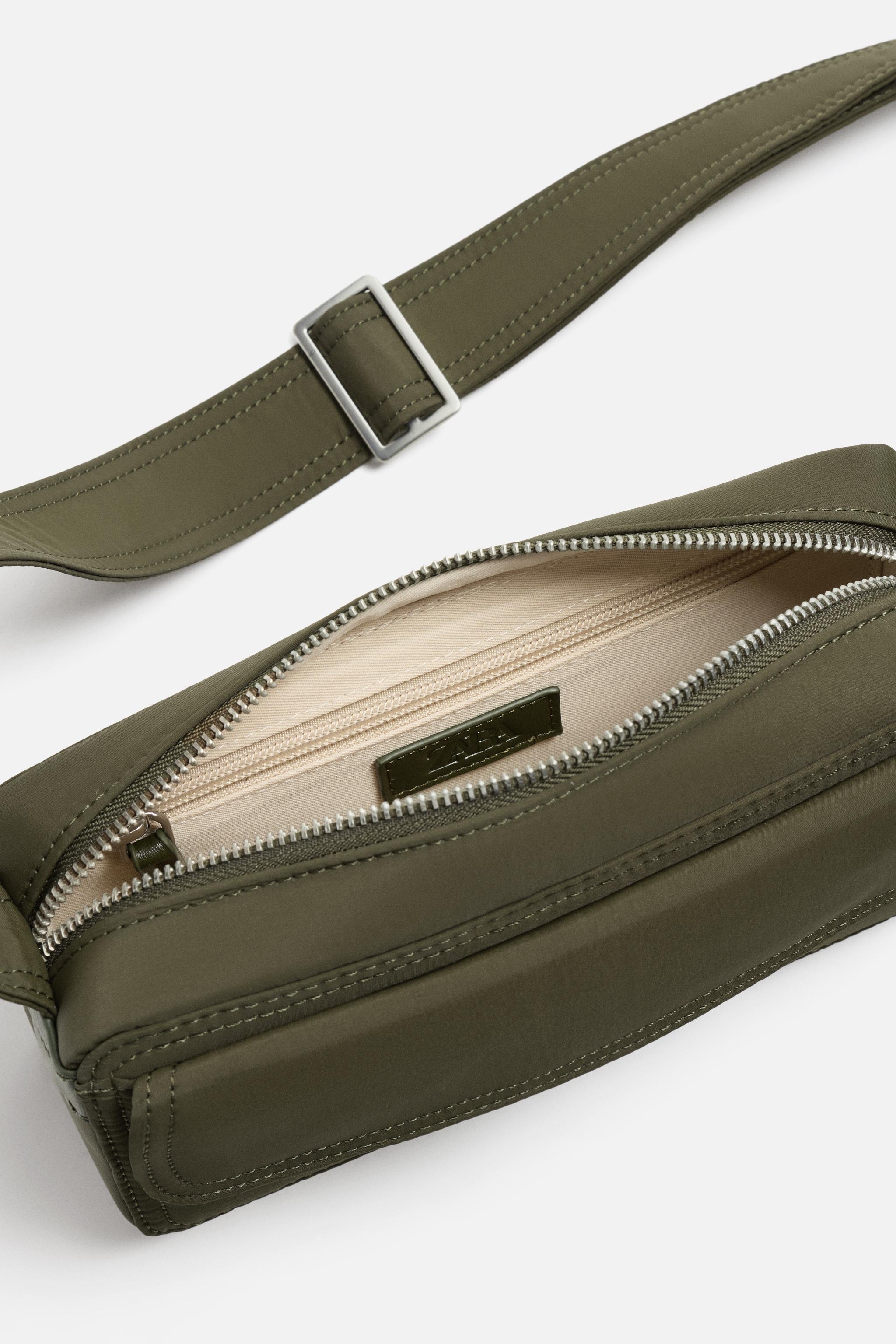 NYLON CROSSBODY BAG - Black | ZARA United States