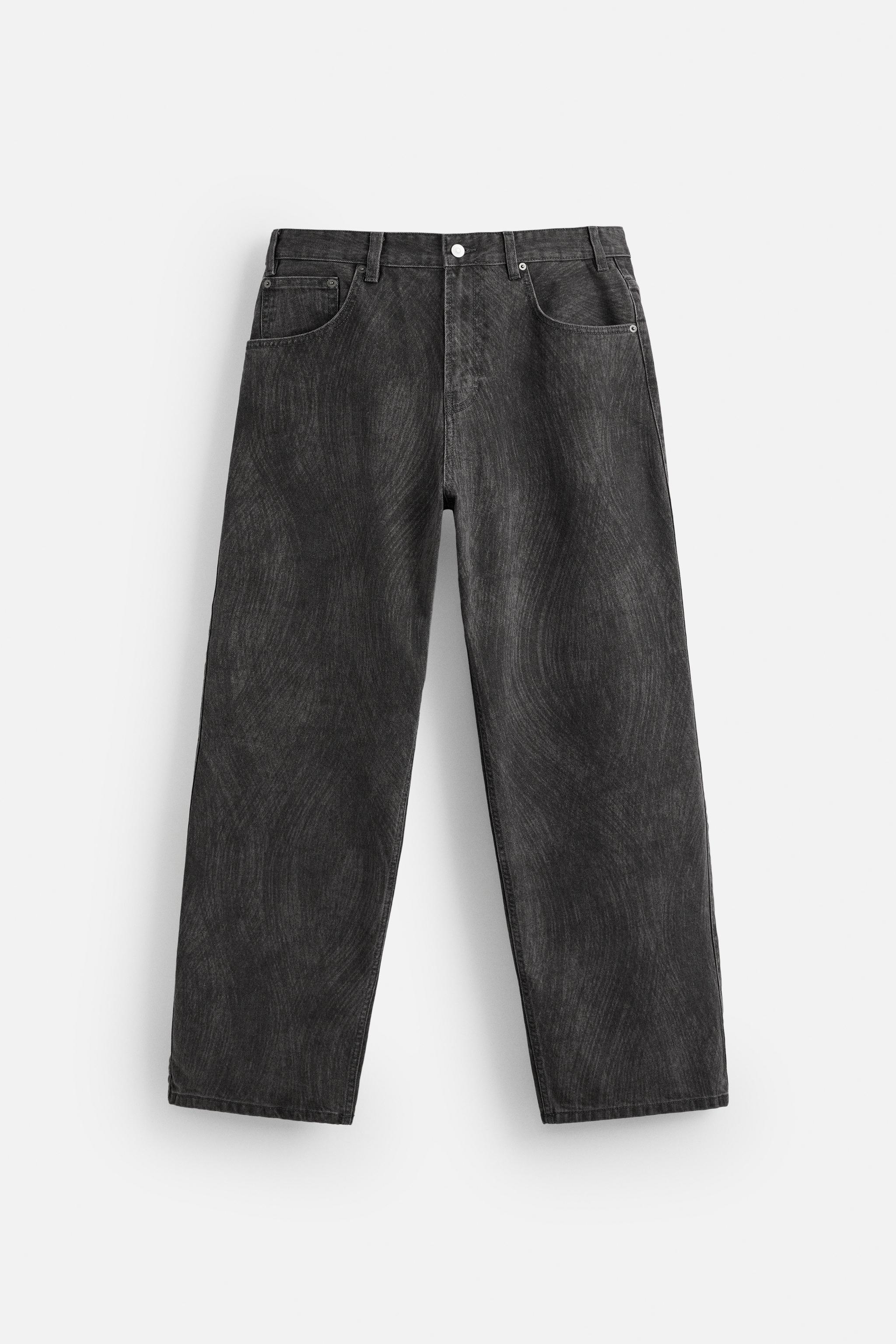 ウェーブバギーフィットジーンズ - グレー | ZARA Japan / 日本