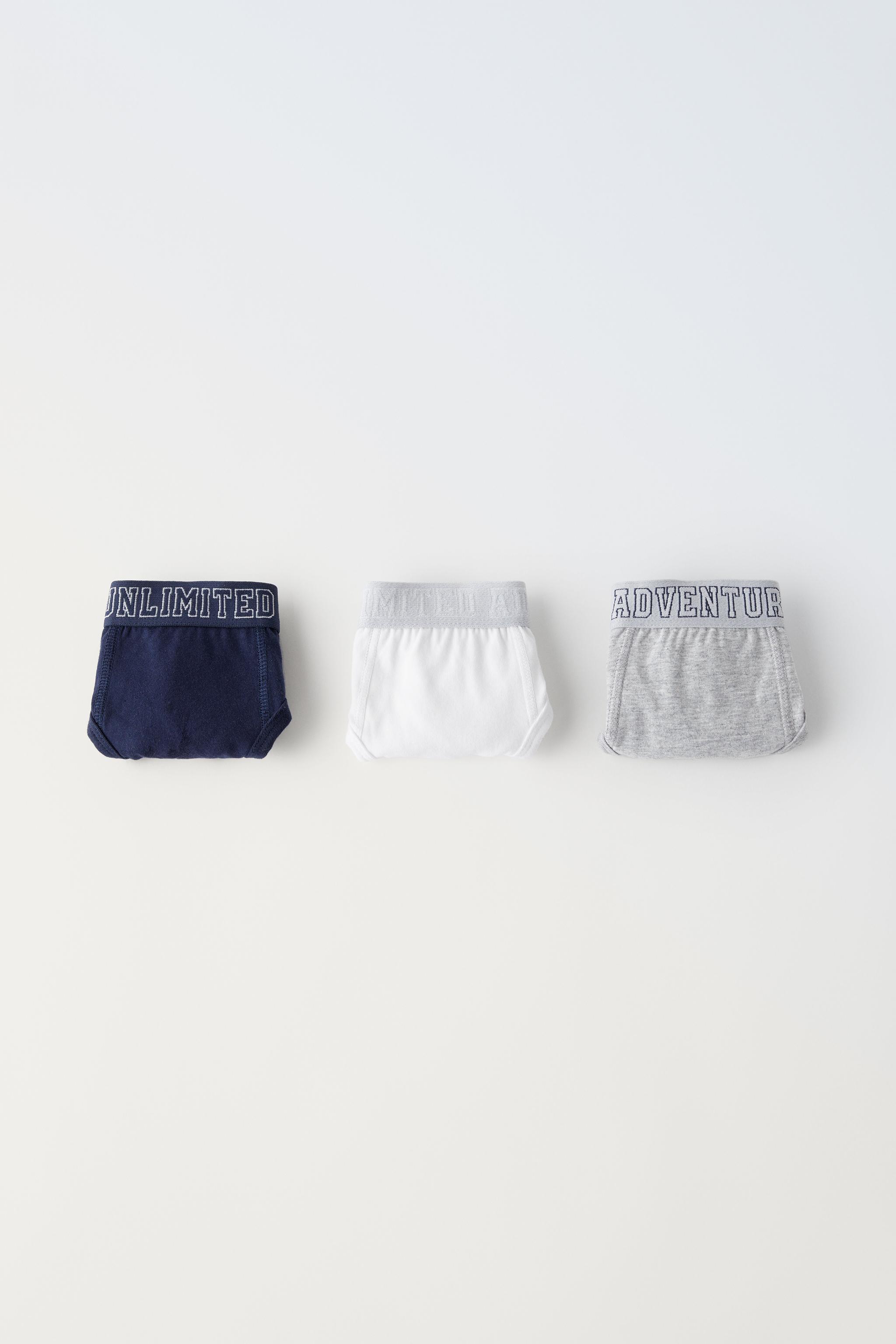 2-6 YEARS/ PACK OF 3 LABELLED BRIEFS