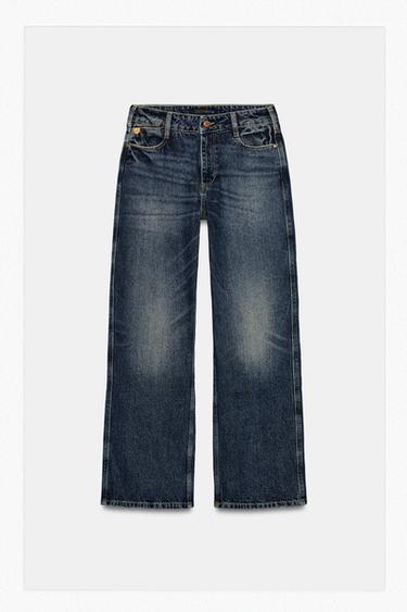 JEAN Z1975 DROIT TAILLE NORMALE - Bleu de Zara