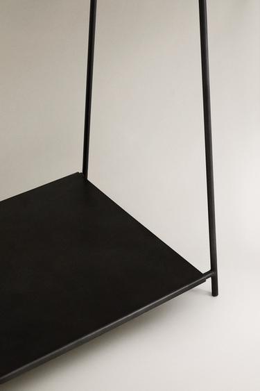 PORTANT DE VÊTEMENTS MÉTAL AVEC BASE - Noir de Zara - Image 3