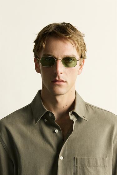 OVAL SUNGLASSES - Gold by Zara - Image 0